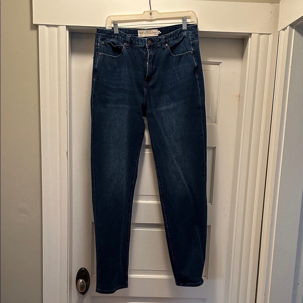 Soft Surroundings Deep Blue Jeans